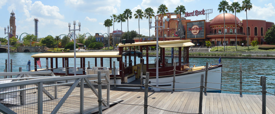 Universal Orlando Water Taxi across from the Universal Theme Parks 960
