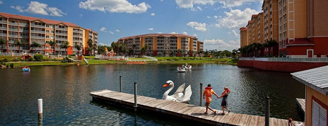 Westgate Resort in Orlando Dock with Lake View wide