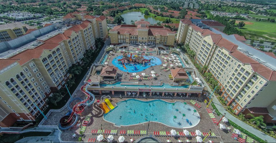 Westgate Resort in Orlando Shipwreck Water Park Top View 960