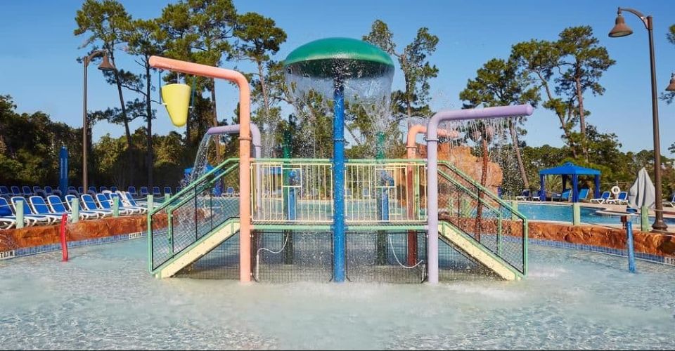 Kids water splash park at Wyndham Garden Disney Springs 960